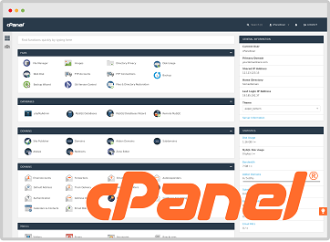 H&eacute;bergement de site Web cPanel